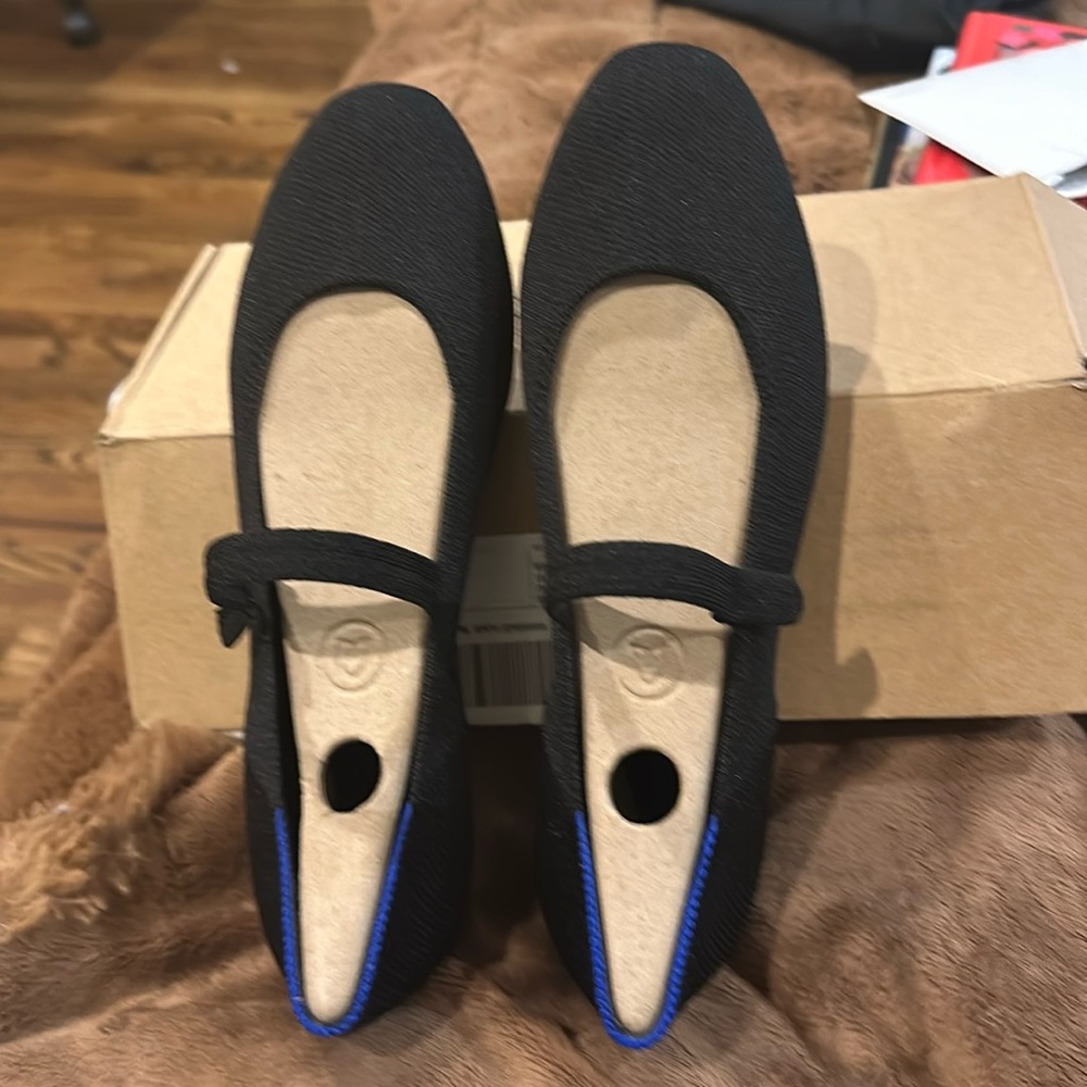 Rothy’s Square Mary Jane in Black size 6